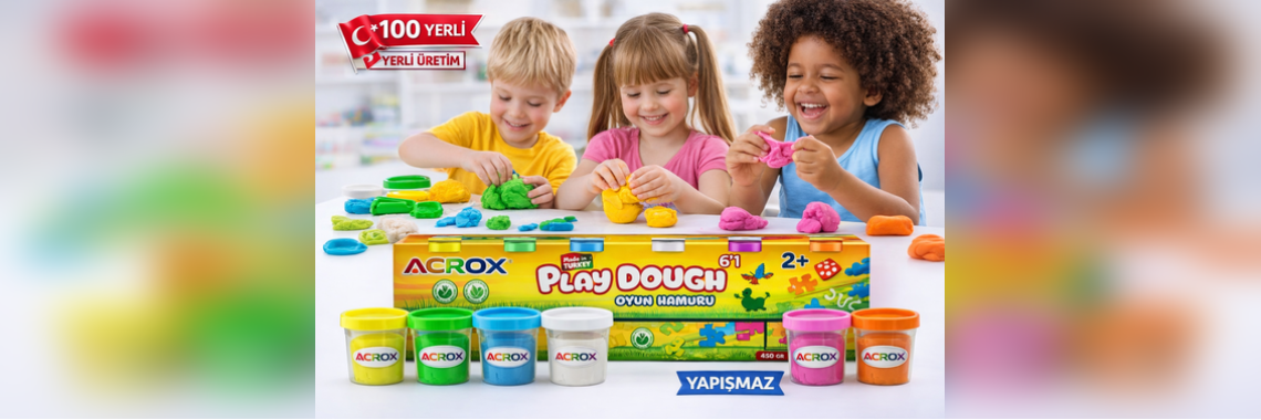 ACROX oyun hamuru ürünleri